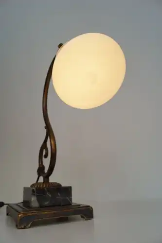 Sehr elegante original Art Deco Schreibtischlampe Kontor Leuchte 1930