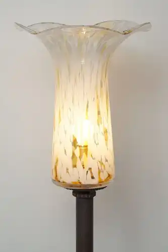 Einzigartiges Lichtobjekt Deckenfluter Stehlampe "LANCELOT" Peil & Putzler 1900