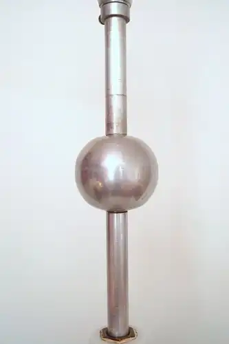 Einzigartige original Art Déco Deckenleuchte Flurlampe Hängeleuchte Aluminium