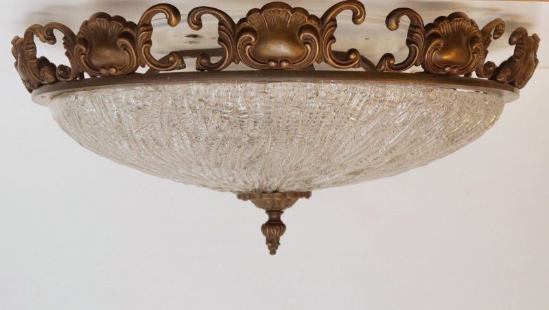 Deckenlampe Jugendstil Plafoniere : Riesige jugendstil deckenlampe plafoniere wandlampe plafonier
