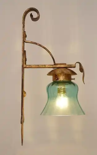 Wunderschöne Jugendstil Wandleuchte Wandlampe Leseleuchte Unikat