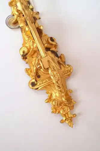 Jugendstil Wandlampe Feuervergoldet um 1900 original