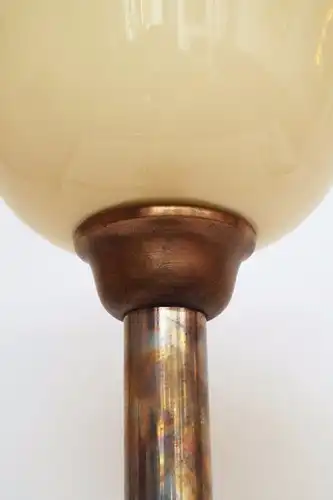 Unikat Art Déco Tischlampe Schreibtischlampe Fluter Lampe Tischleuchte Messing