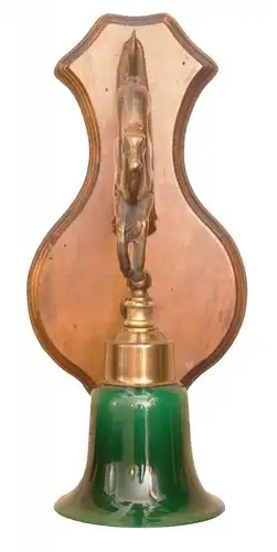 Jugendstil Jagdhaus Wandlampe "GOLDEN FALLOW" Bronze Plastik 2 Stk. erhältlich