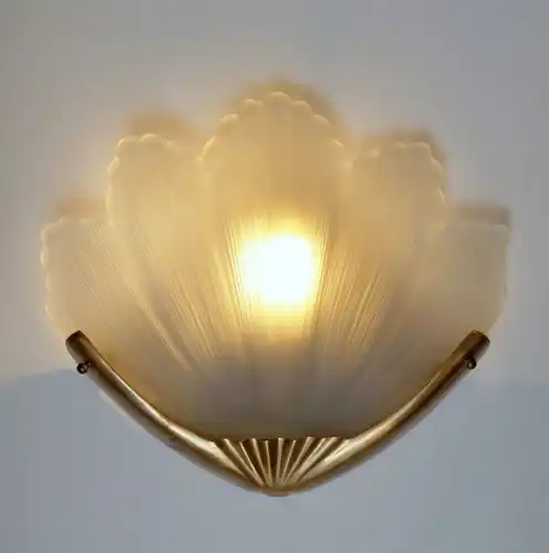 Sehr edle original Art Déco Wandleuchte Wandlampe Art Nouveau "SAN DIEGO" 1920
