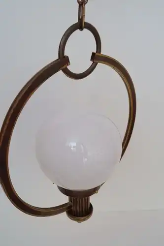 Original Art Déco Deckenlampe Hängelampe Sputnik Messinglampe 1930er