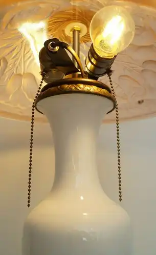 Unikate original Jugendstil Design Tischlampe Schreibtischleuchte Lampe Keramik