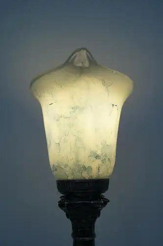 Elegante Jugendstil Art Déco Tischlampe Unikat Lampe Tischleuchte