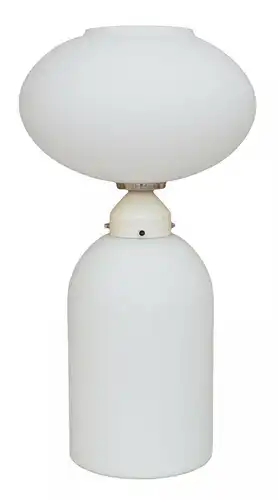 Original 70er Jahre Design Tischlampe Bodenleuchte Bauhaus Opal Lampe