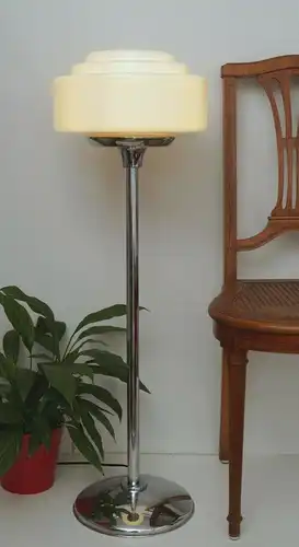 Unikat Design Art Déco Bauhaus Stehlampe Bodenleuchte Flurlampe 90 cm