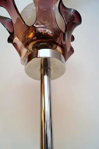 Unikat Designer Art Déco Tischlampe Schreibtischlampe "PURPLE MOON" Bauhaus