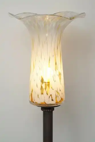 Einzigartiges Lichtobjekt Deckenfluter Stehlampe "LANCELOT" Peil & Putzler 1900