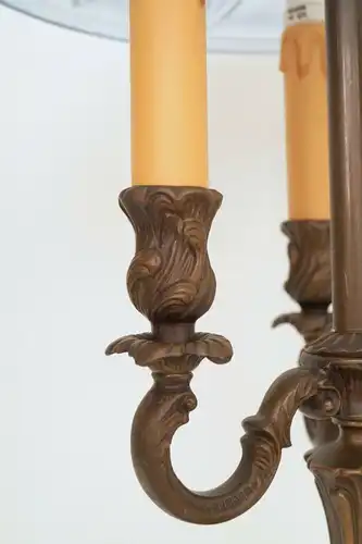 Unikat antike Bouilotte Tischlampe einzigartig Lampe Leuchte 1920