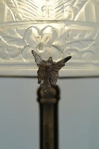 Klassische französische Art Déco Tischlampe Degué Lampe Tischleuchte Jugendstil