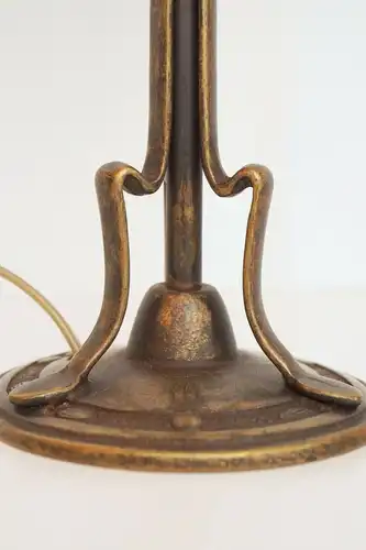 Klassische französische Art Déco Tischlampe Degué Lampe Tischleuchte Jugendstil