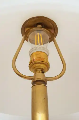 Klassische Pilzleuchte Messinglampe Berlin Schreibtischlampe Unikat