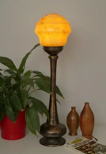 Unikat Art Déco Tischlampe Einzelstück Lampe