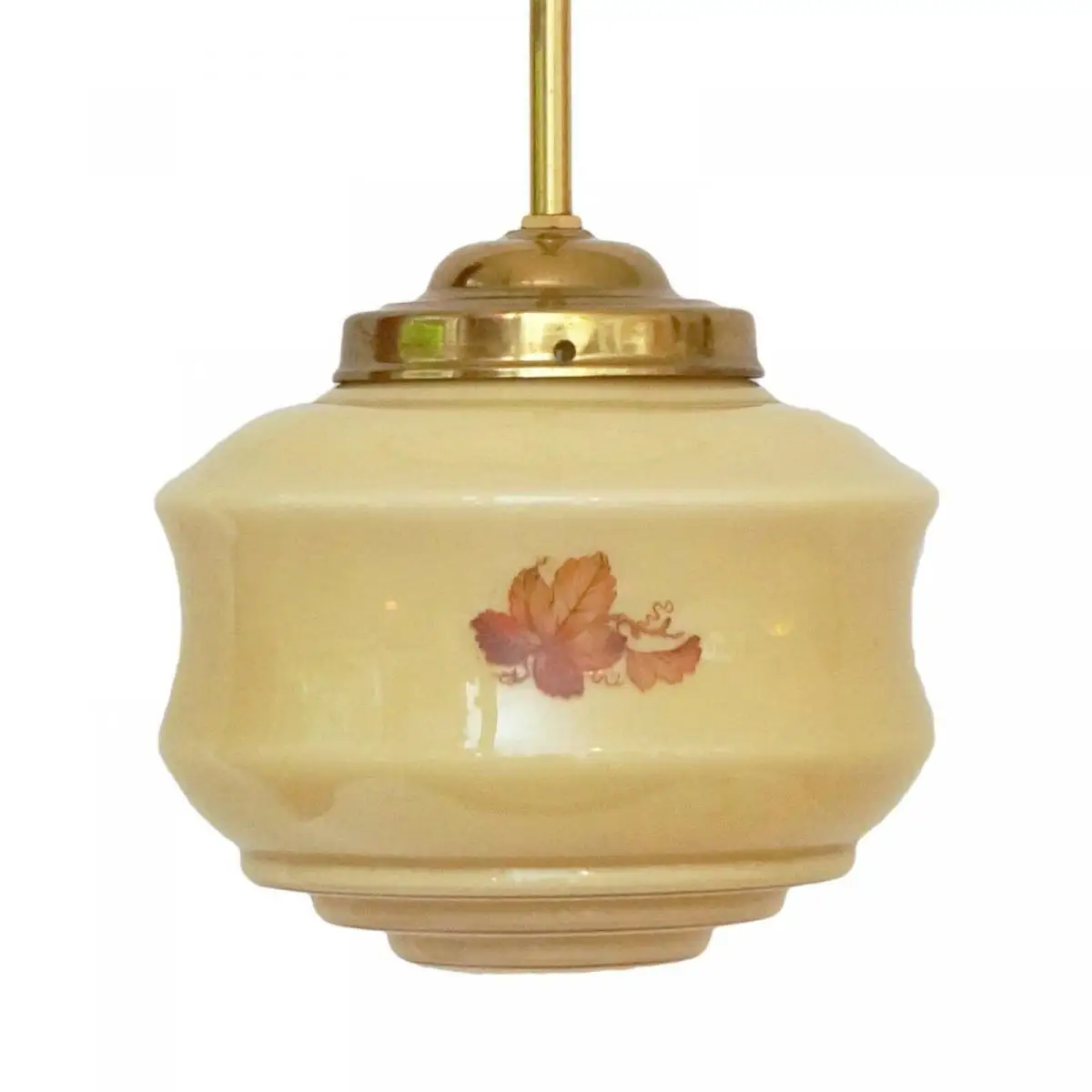 Wunderschöne original Jugendstil Hängelampe Deckenlampe um 1930 0