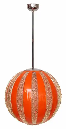 70er Jahre Seventies Deckenlampe Sputnik Light Globe Hängelampe Moon