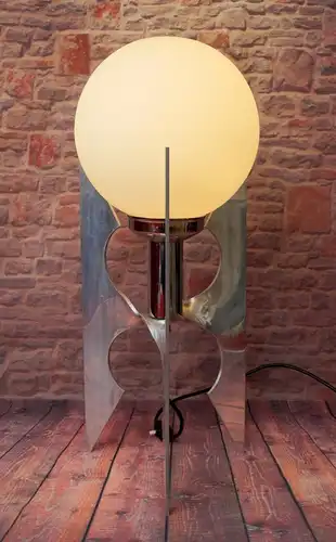 Unikate original 70er Jahre Bauhaus Tischlampe Art Déco Chrom Lampe