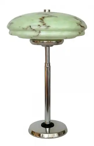 Unikate Bauhaus Art Deco Retro Design Tischlampe Schreibtischleuchte Lampe Chrom