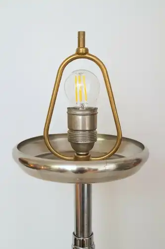 Unikate Bauhaus Art Deco Retro Design Tischlampe Schreibtischleuchte Lampe Chrom