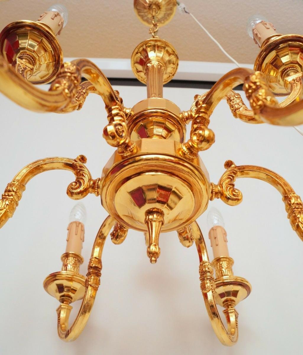 Prachtvoller Jugendstil Landhaus Deckenleuchter Lüster Kronleuchter