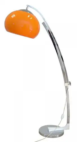 Original 70er Vintage Retro Bogenlampe Sölken Stehlampe 187 cm