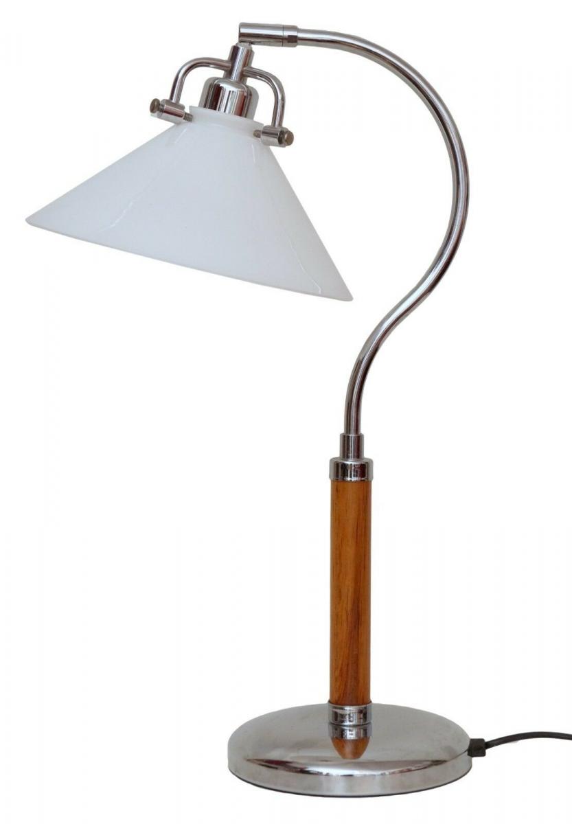 Design Arbeitslampe Tischleuchte Schreibtischlampe Chrom 1980er Nr 313124577979 Oldthing Tischlampen