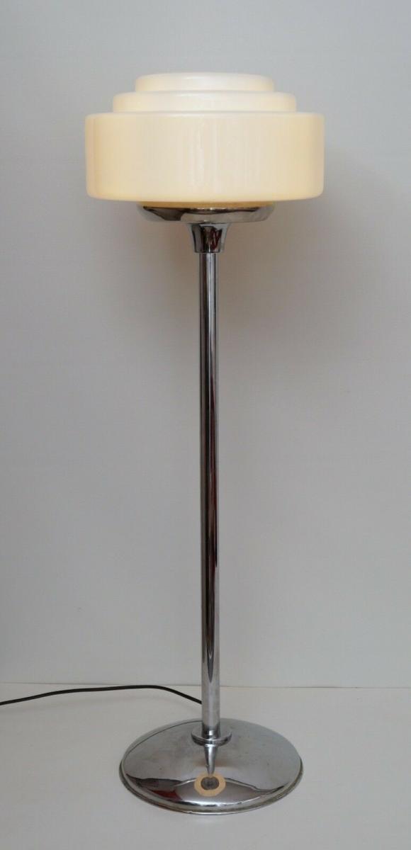 Unikat Design Art Deco Bauhaus Stehlampe Bodenleuchte Flurlampe 90 Cm Nr 274410384970 Oldthing Tischlampen