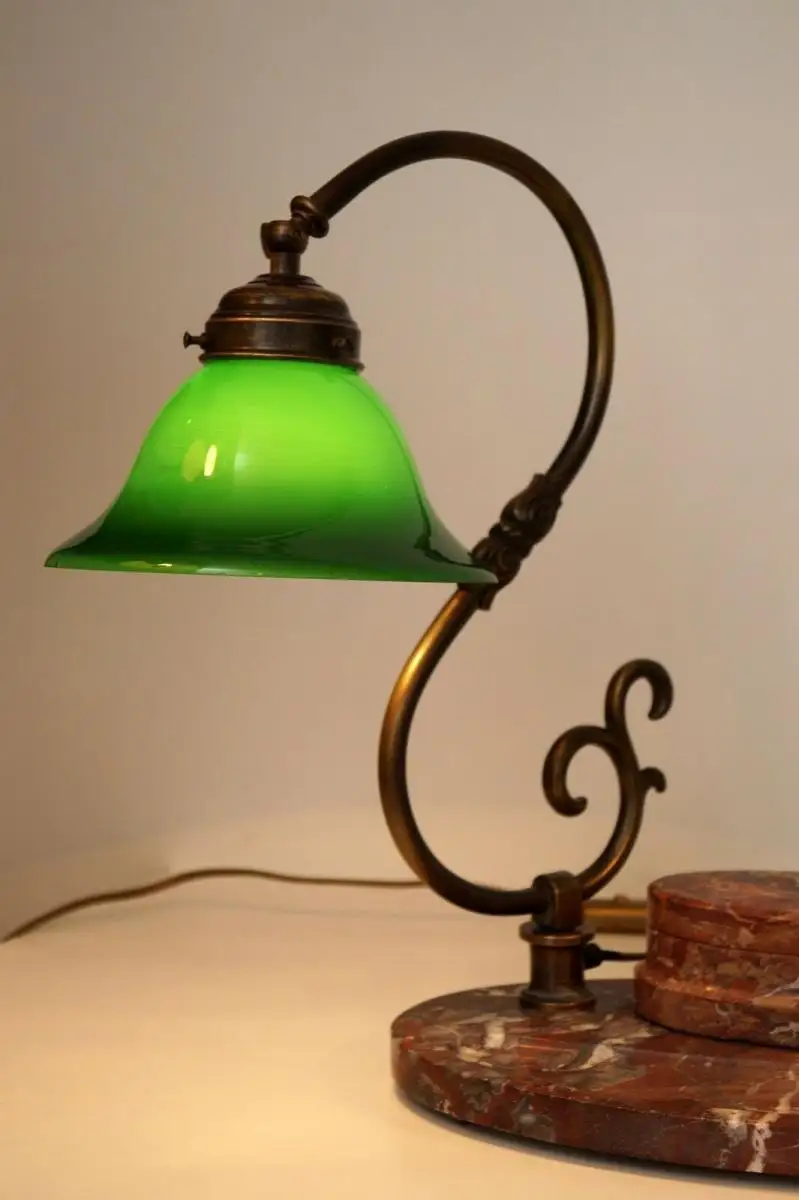 Bankerleuchte Einzigartige original Art Déco Schreibtischleuchte um 1920 Lampe 2