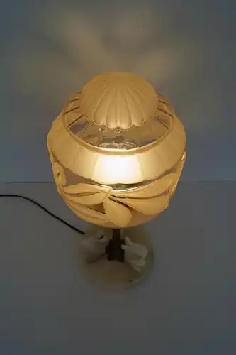 Unikate Design Tischlampe Schreibtischleuchte Lampe "WHITE DOLPHINS" Onyx