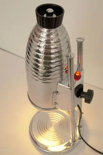 Unikat Paluxette Tischlampe Espressomaschine Lampe Gastrolampe 1960er