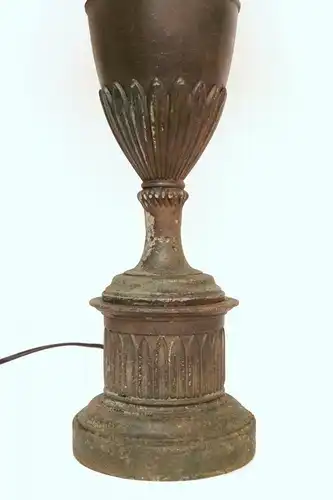 Grande lampe d'origine Art Nouveau salon 70cm haut vert 1920