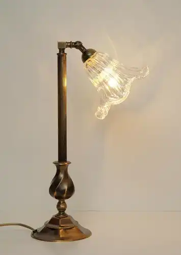 Lampe en laiton de style Art Nouveau Unique Berlin Irrigant