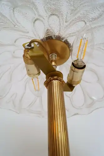 Wiener Jugendstil Kaffeehausleuchte Tischlampe Wien Messing Unikat