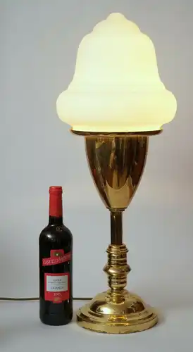 Très grand modèle unique lampe de table lampe en laiton Déco design
