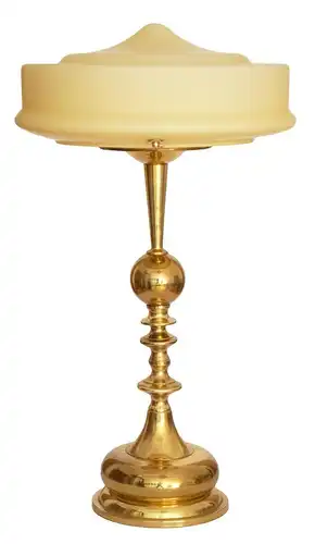 Design Art Déco Lampe de table "CHESS" lampe en laiton grande 68 cm