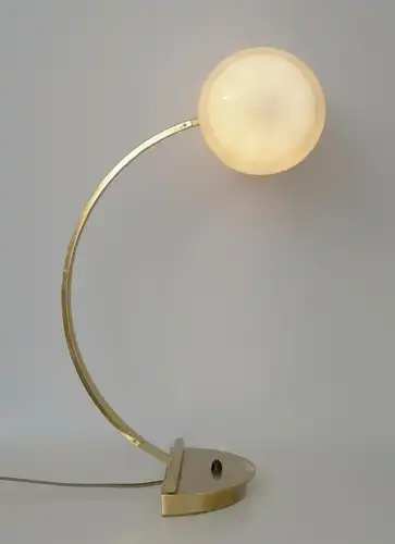 Design Lampe "NOSTROMO" Messinglampe Schreibtischleuchte 80er Leuchte