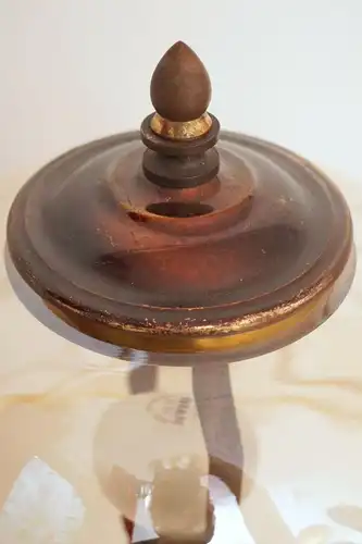 Super pièce originale Art Nouveau Luminaire de table "MENAGE À TROIS" 1920