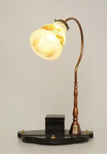 Tolle Art Deco Arbeitsleuchte Schreibtischlampe Marmor Lampe