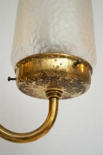 Classique orig. Art Nouveau Hamburger Lampe à contour de mémoire Ville en laiton