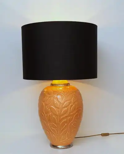Lampe original Luneville Keramik Tischleuchte Frankreich Landhaus Leuchte