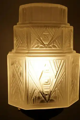 LEDS GÉORGES VERRE Type Déco Lampe de table "GOLDEN SKRAPER" Lumières en laiton