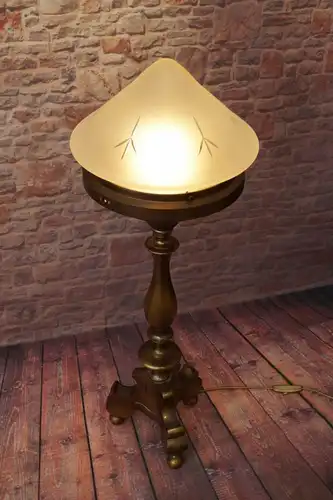 Magnifique très grand & lourd orig. Art Art Nouveau Salon de Déco Lampe de table 1920