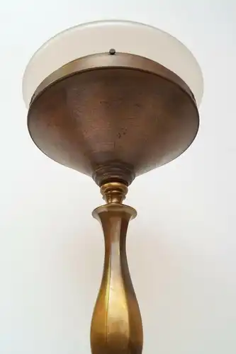 Jugendstil Art Deco Lampe Salon Tischlampe 1920 Bronze Leuchte