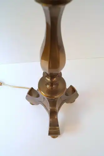 Jugendstil Art Deco Lampe Salon Tischlampe 1920 Bronze Leuchte