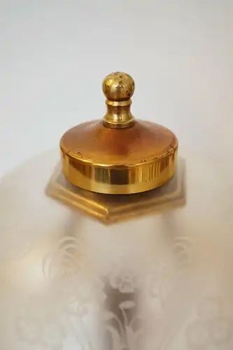 Unikat Jugendstil Art Déco Schreibtischleuchte Tischlampe Messinglampe Berlin