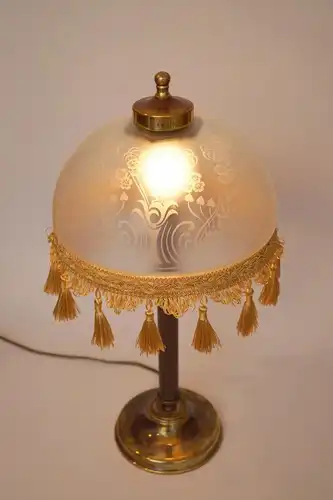 Unikat Jugendstil Art Déco Schreibtischleuchte Tischlampe Messinglampe Berlin