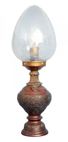 Original Jugendstil Amphoren Tischlampe Schreibtischleuchte um 1910